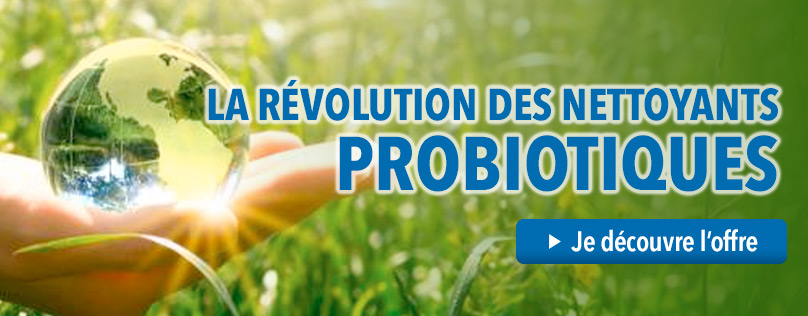 Produits de nettoyage probiotiques à usage professionnel