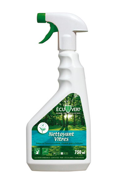 Nettoyant vitres & surfaces modernes parfumé - ECOLABEL - Spray 750 ml