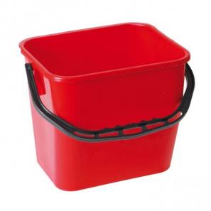 Accessoires chariots de  ménage et  lavage Seau rouge 12L