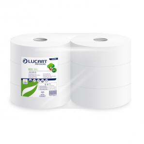 Bobines de papier hygiénique PAPIER TOILETTE JUMBO ECOLABEL BLANC 350m