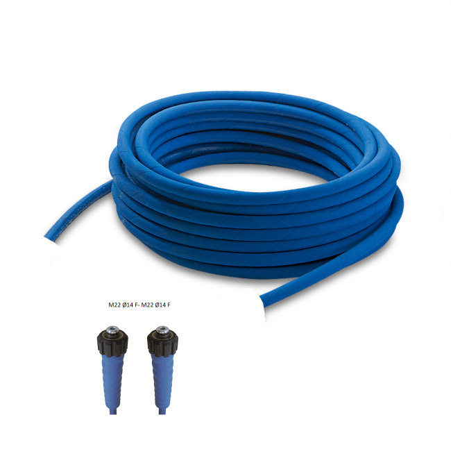 Accessoires HP optionnels Flexible HP super bleu diam 08 20 M ETK 22 x 2 NHP EC / EF