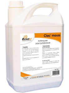 Sols et surfaces industriels CLAC MOUSS ANTI MOUSSE POUR AUTOLAVEUSE 5L