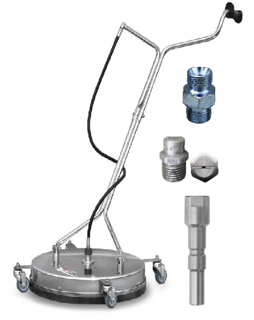 Lance HP Lance sol inox diam 520mm NHP intensif Quick KW BC 10-150/S (livrée avec 2  gicleurs)