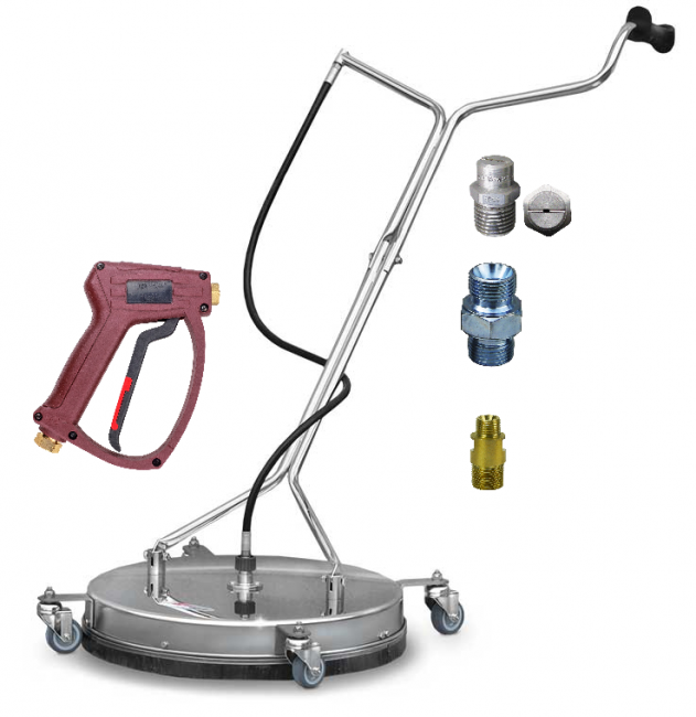 Lance HP Lance sol inox diam 520mm NHP intensif Aquateam EC 190-21 T (livrée avec 2  gicleurs)