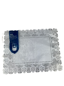 Dentelles DENTELLES RECTANGULAIRES BLANC