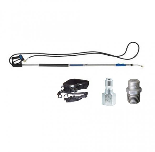 Lance HP Lance télescopique 2M à 4.7/M22 avec harnais (gicleur G1/4M 07)