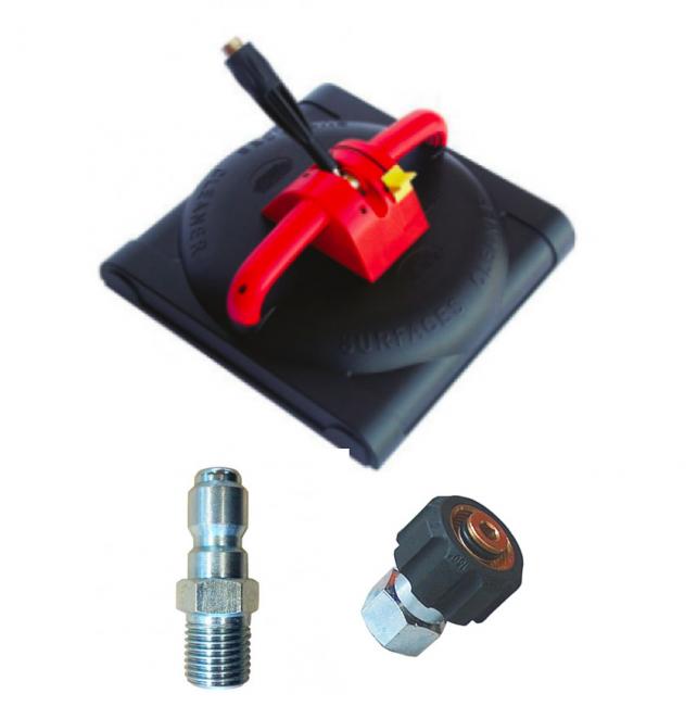 Lance HP  Lance sol PVC 400mm usage semi-intensif M22M / Quick M (2 gicleurs)