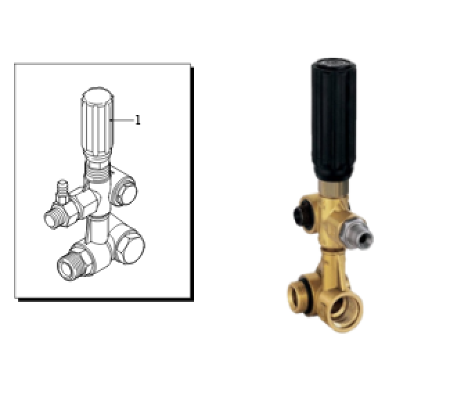 Vanne régulatrices de pression Régulateur VRZ ID G 1/2-3/8 250 bars 11/15L/mn