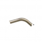 Accessoires 51mm ATEX Tube coudé 550mm 50° INOX