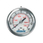 Accessoires pompes Manomètre inox 400 bars diam 63G 1/4 M raccord radial NHP