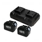 Accessoires aspirateur Set 2 batteries 7.5 Ah et 1 chargeur double