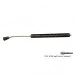 Accessoires HP optionnels Lance simple 200 cm acier chromé M KW/F G 1/4 coudée NHP(sans gicleur)