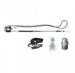 Lance HP Lance télescopique 2M à 4.7/M22 avec harnais (gicleur G1/4M 06)