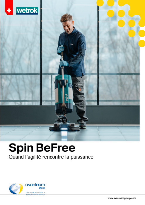 Brochure laveuse SPIN BeFree, cliquez pour télécharger le fichier pdf